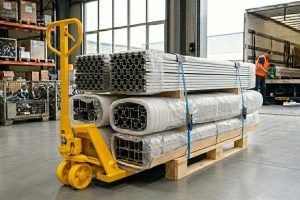 proteção de perfis de alumínio, transporte de alumínio, evitar riscos no alumínio, instalação de esquadrias, acabamento perfeito, cuidado com perfis, embalagem de alumínio, proteção no canteiro de obras, manutenção preventiva, qualidade no acabamento