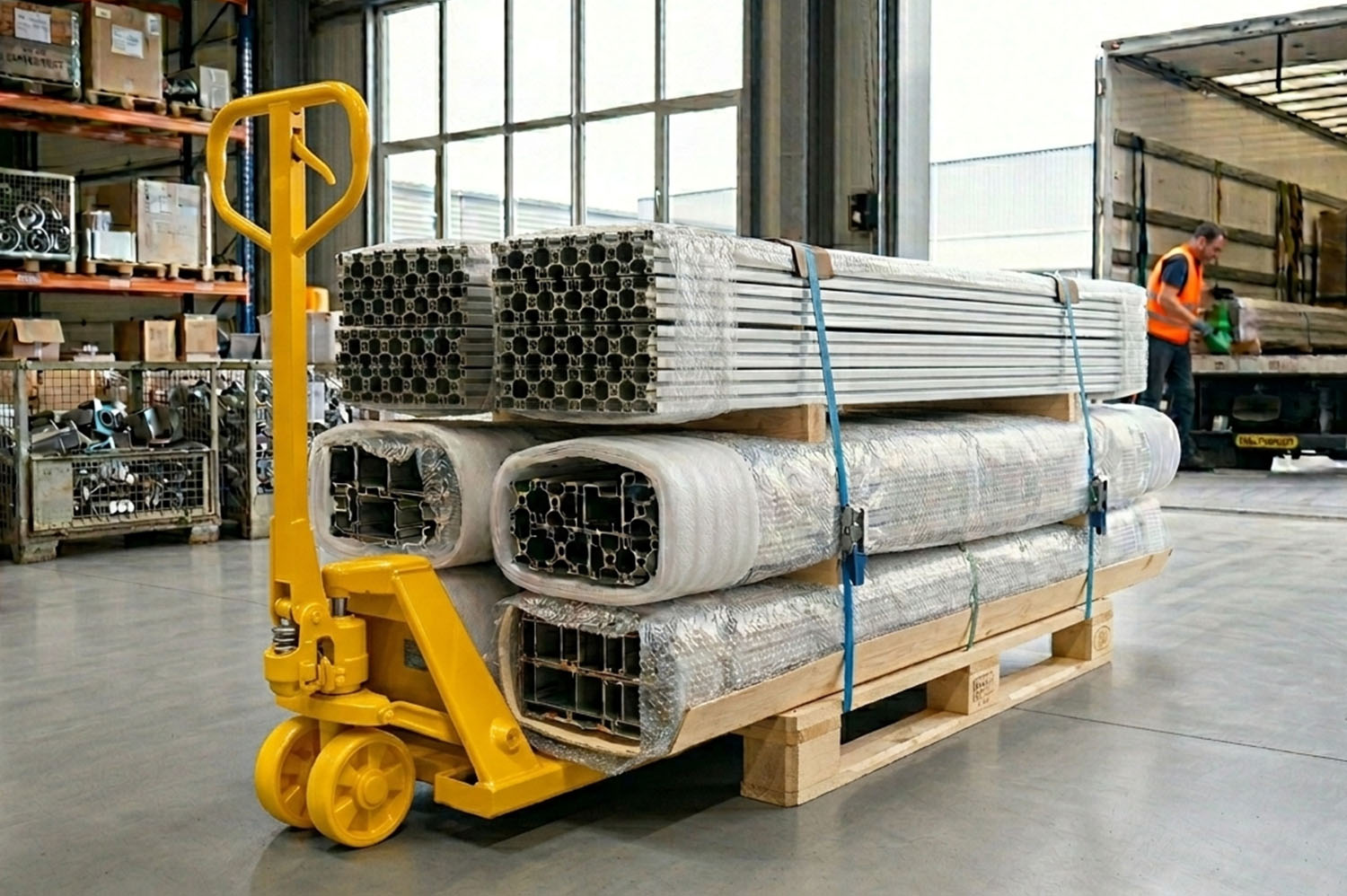 proteção de perfis de alumínio, transporte de alumínio, evitar riscos no alumínio, instalação de esquadrias, acabamento perfeito, cuidado com perfis, embalagem de alumínio, proteção no canteiro de obras, manutenção preventiva, qualidade no acabamento